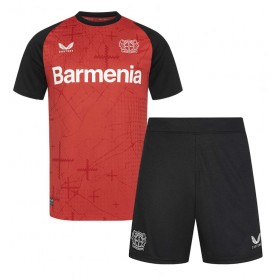 Bayer Leverkusen Heimtrikot 2024-25 Kurzarm (+ kurze hosen)